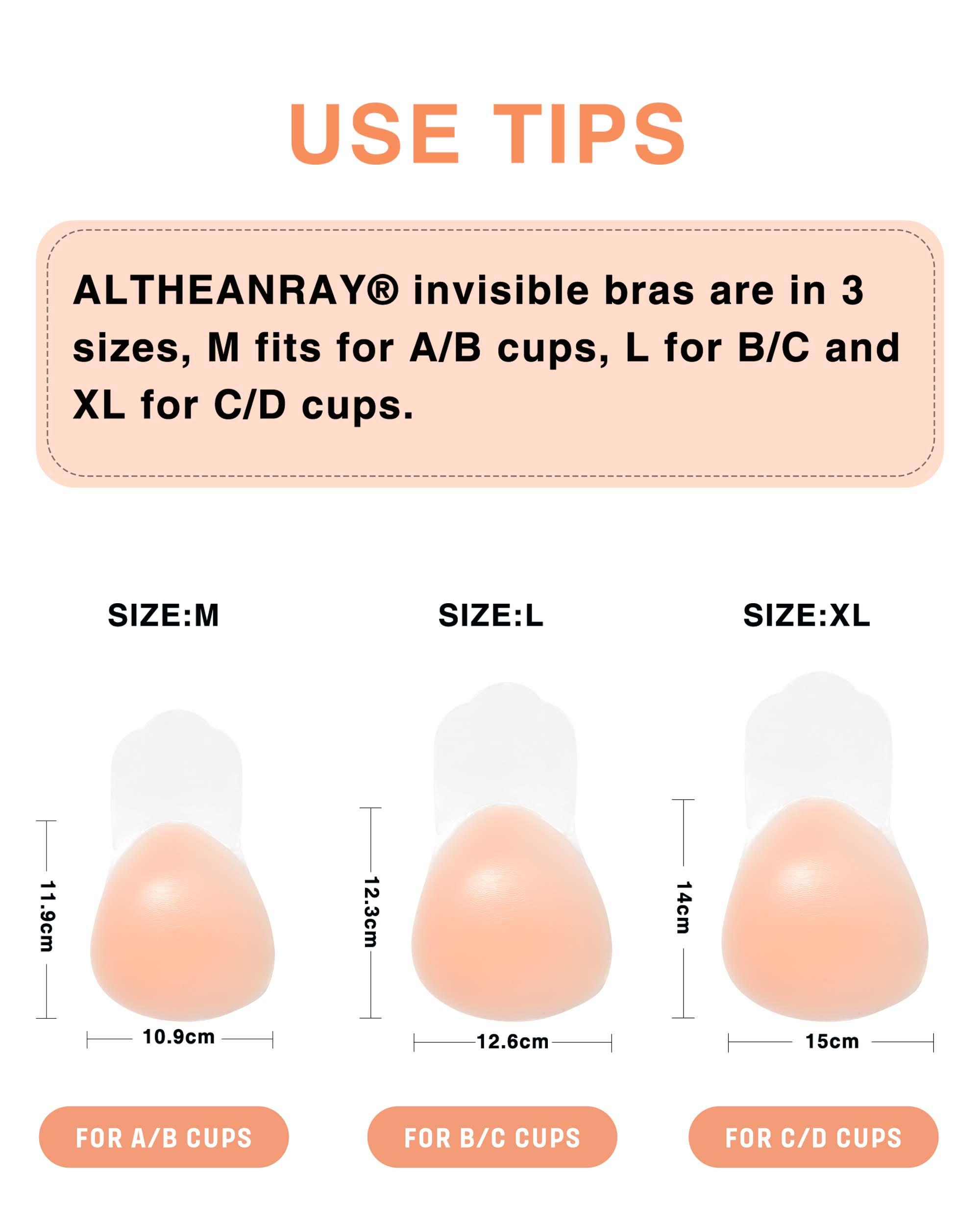 Altheanray Sticky Bra Adhesive Silicone Push Up Bra Invisible Lifting  Backless Strapless Bra for Women, Nude, Medium : : Clothing, Shoes  & Accessories