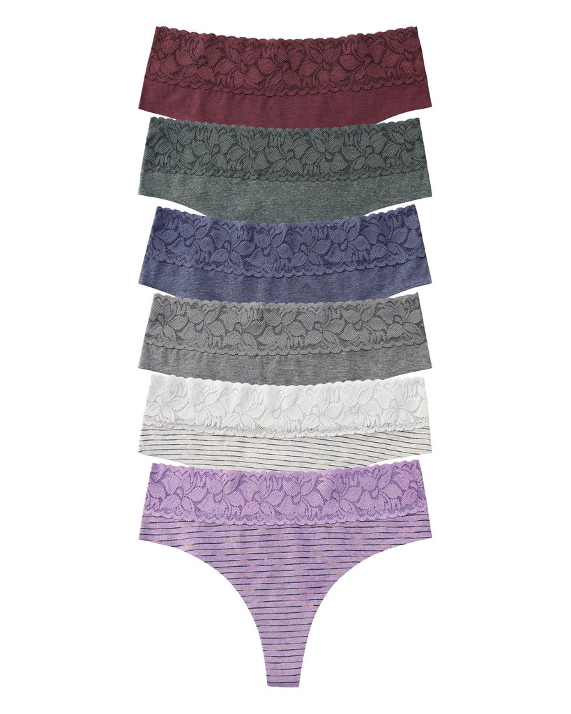 Altheanray Lace Cotton Seamless Thongs -Line2 - ALTHEANRAY