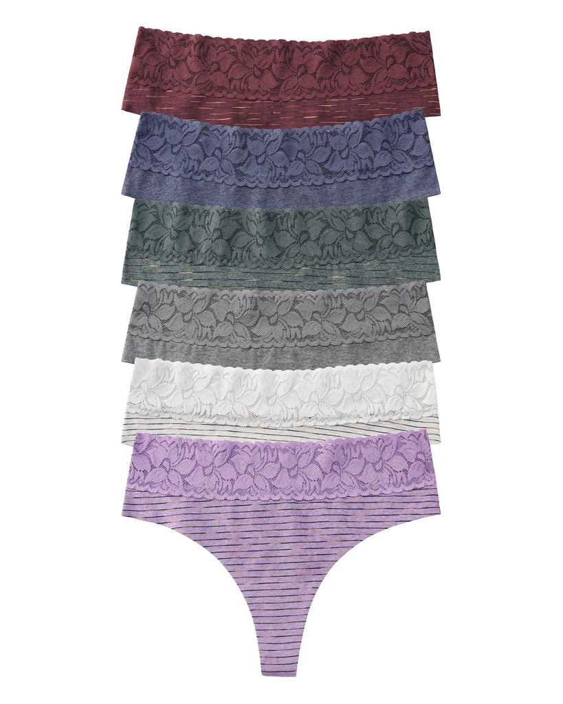 Altheanray Lace Cotton Seamless Thongs -Line4 - ALTHEANRAY