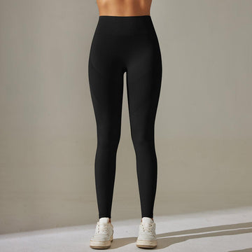 Women high-waisted tight-fitting elasticity sports yoga pants - ALTHEANRAY